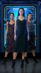 Tie-strap midi dress