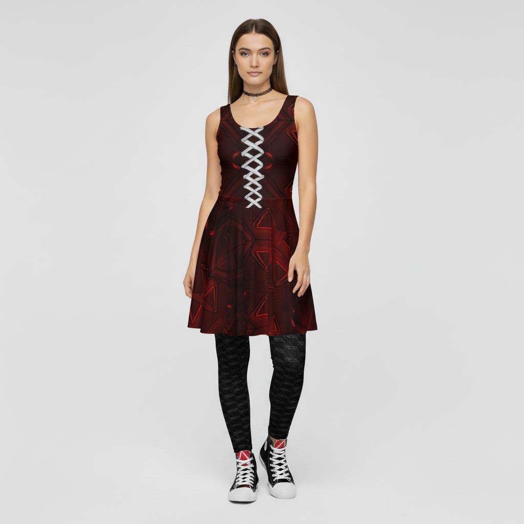 "Timeless Mainframe Skate Dress"