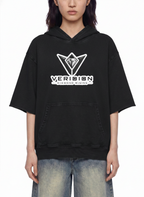 Veridion Diamond Mining Mineral Wash Short Sleeve Hoodie