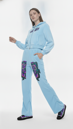 Women’s Vintage Wash Full Zip Sharkollidescope Hoodie