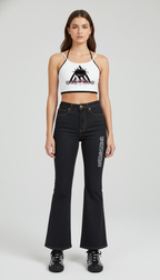 Women's High-Rise Flared Jeans
