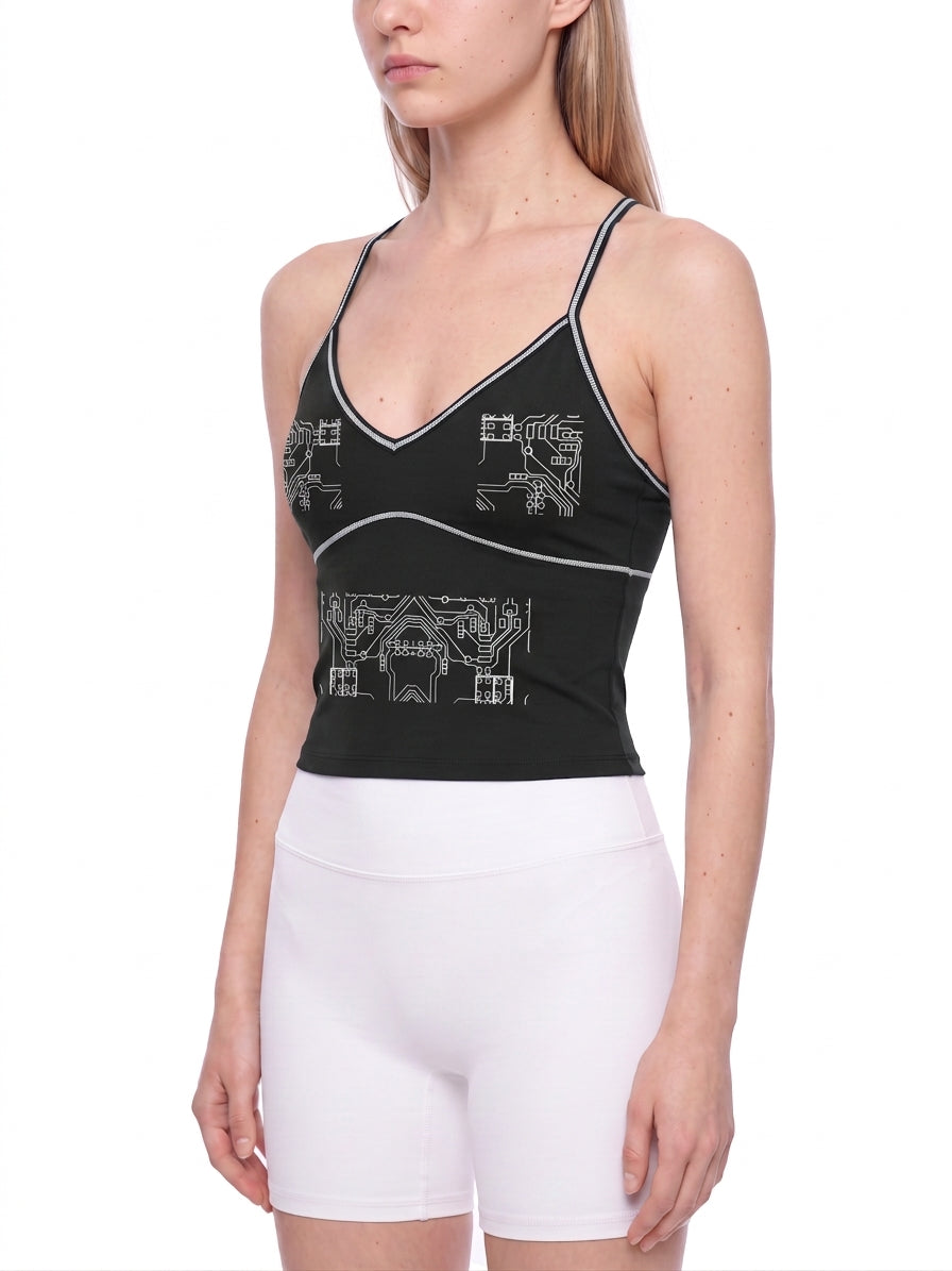 Women's Topstitch Yoga Tank by Artificial Athletics