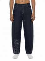 Men's Digitally Enhanced Barrel Leg Jeans