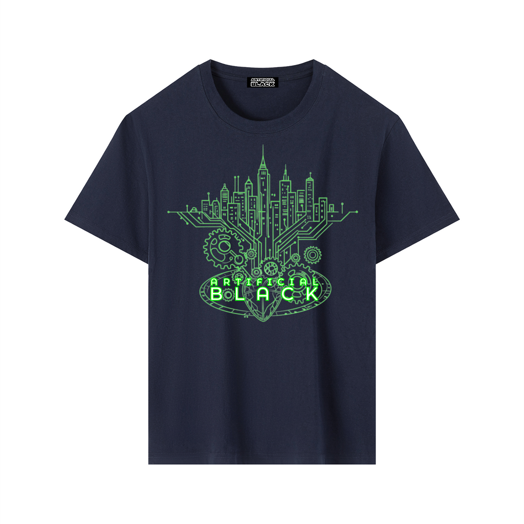 Digital Neon Diamond Cut T