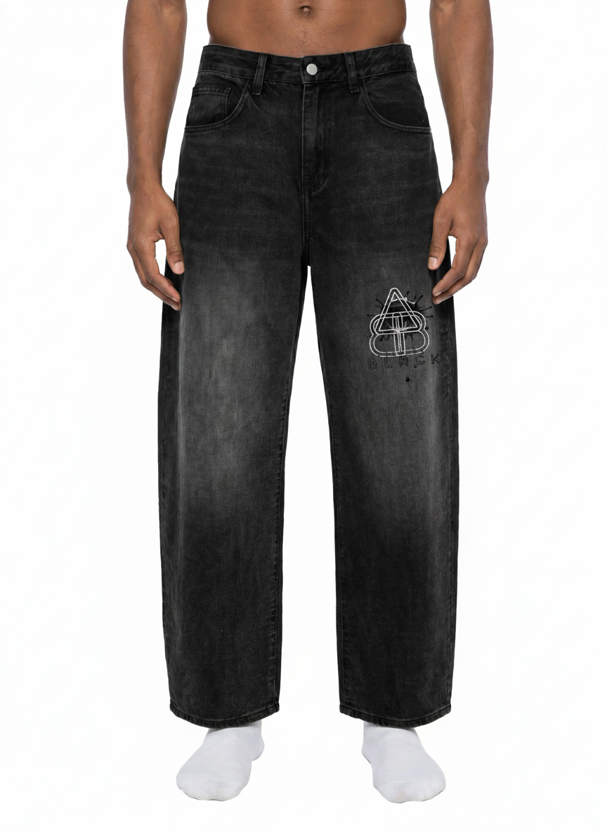 Men's Digital Cities Barrel Leg Jeans