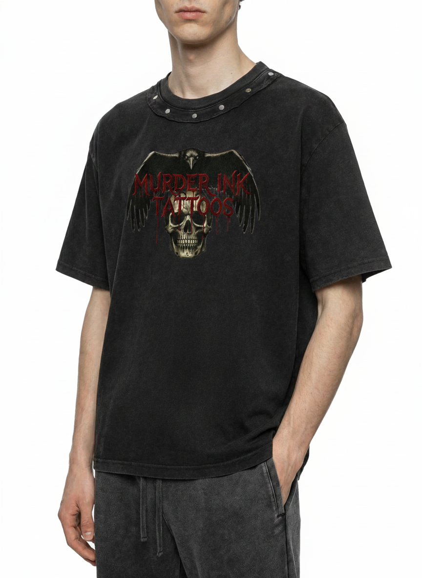 Murder Ink Studded T