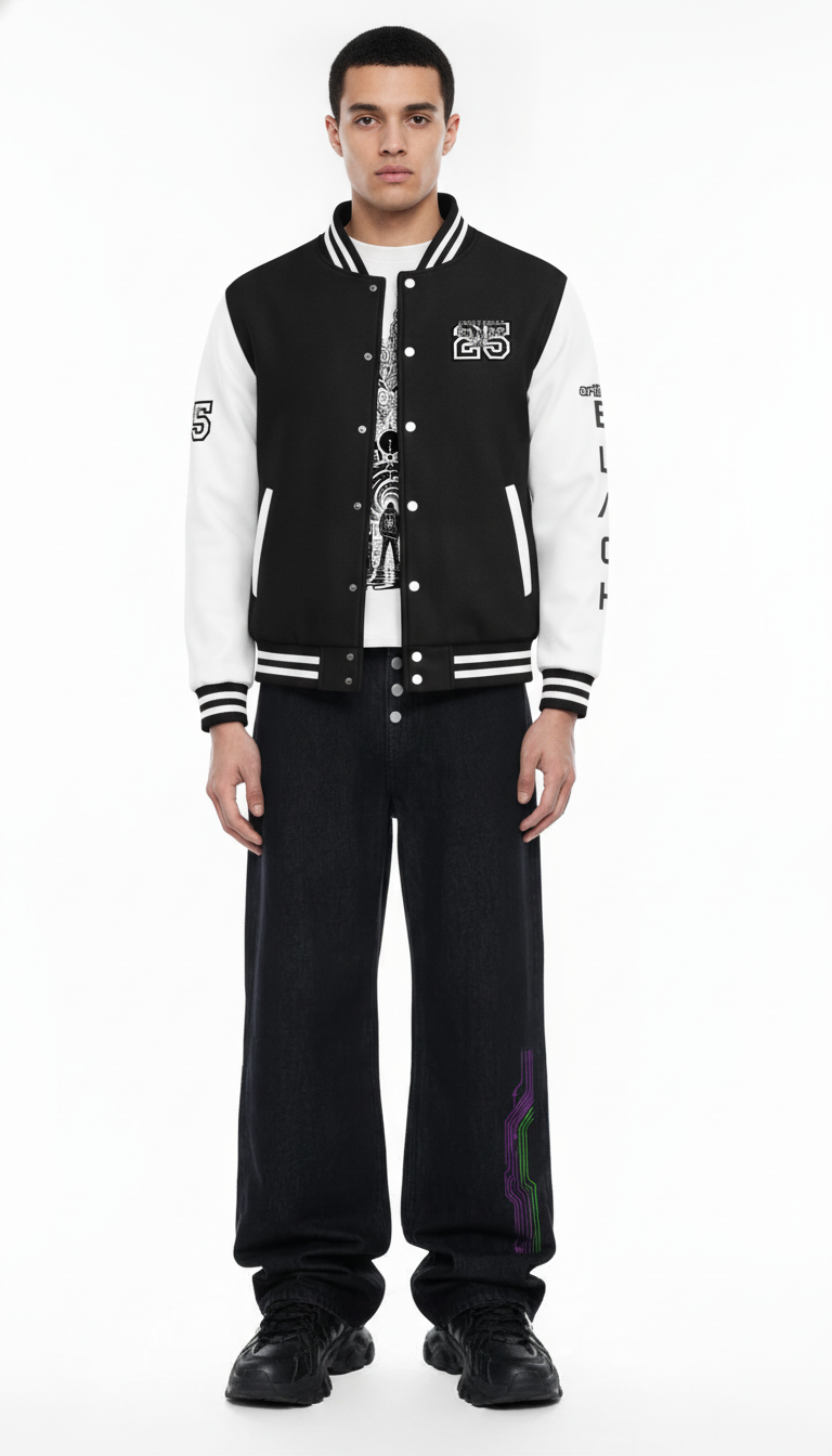 Heavyweight Artificial Athletics Letterman Jacket