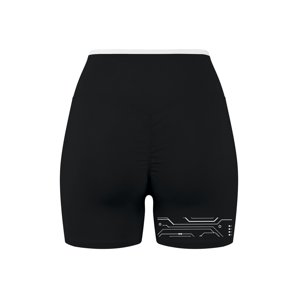 Women’s Artificial Athletics High Rise Yoga Shorts