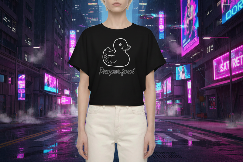 Women's Cropped Dolman T-Shirt
