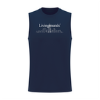 Men’s Livingmurals X Artificial.Black Oversized Cotton Tank