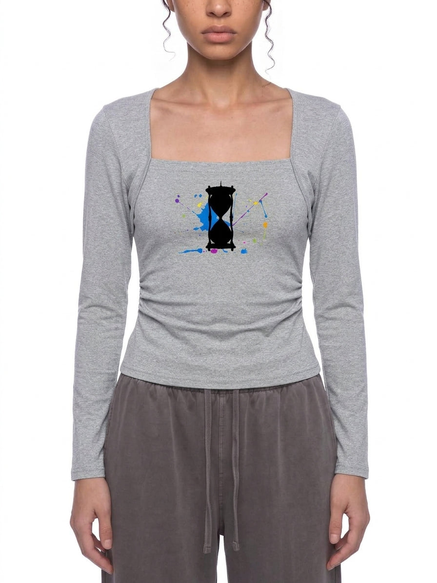 Women's Ruched Long Sleeve T - Zero Drop Edition