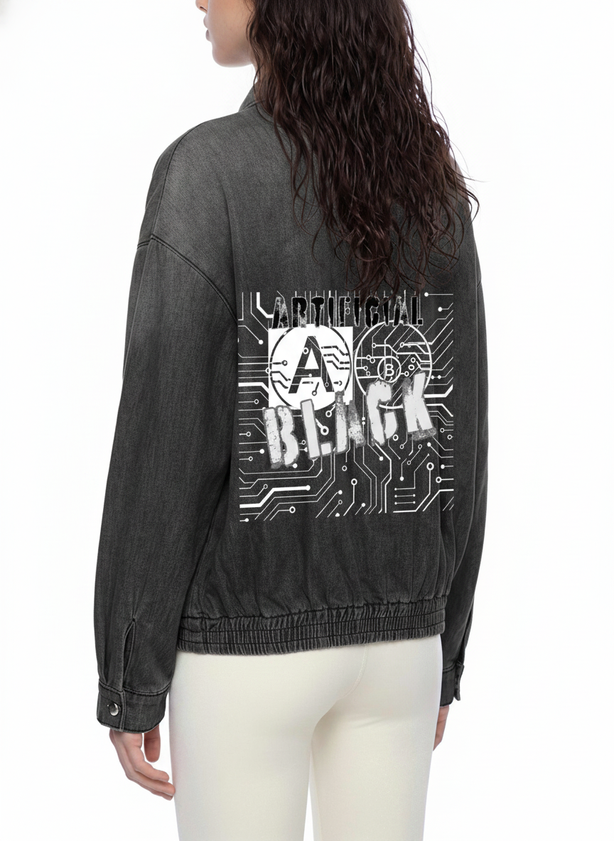 Universal Cyberpunk Vintage Denim Jacket
