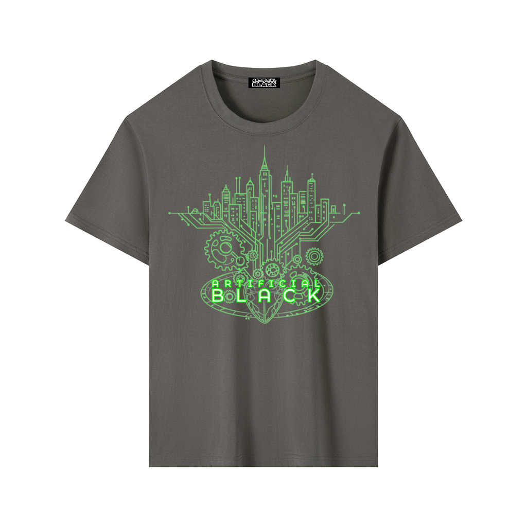 Digital Neon Diamond Cut T