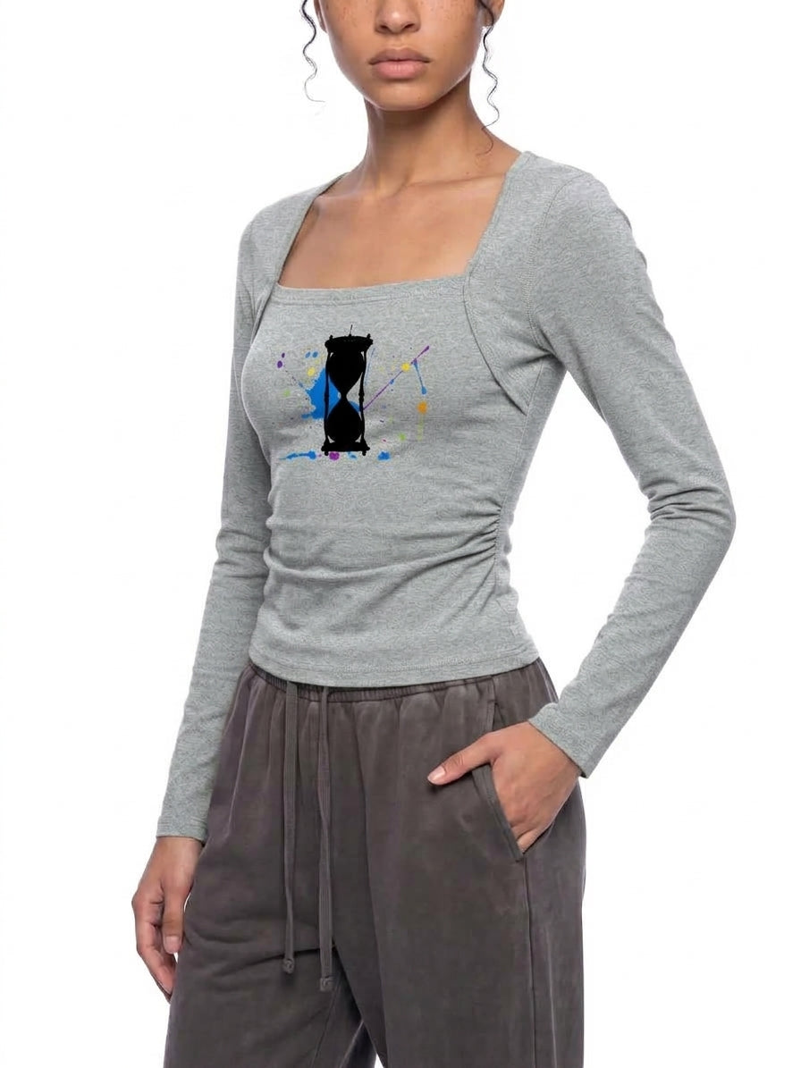 Women's Ruched Long Sleeve T - Zero Drop Edition