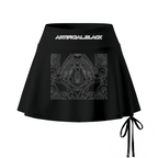 Women's Drawstring A-Line Yoga Skort
