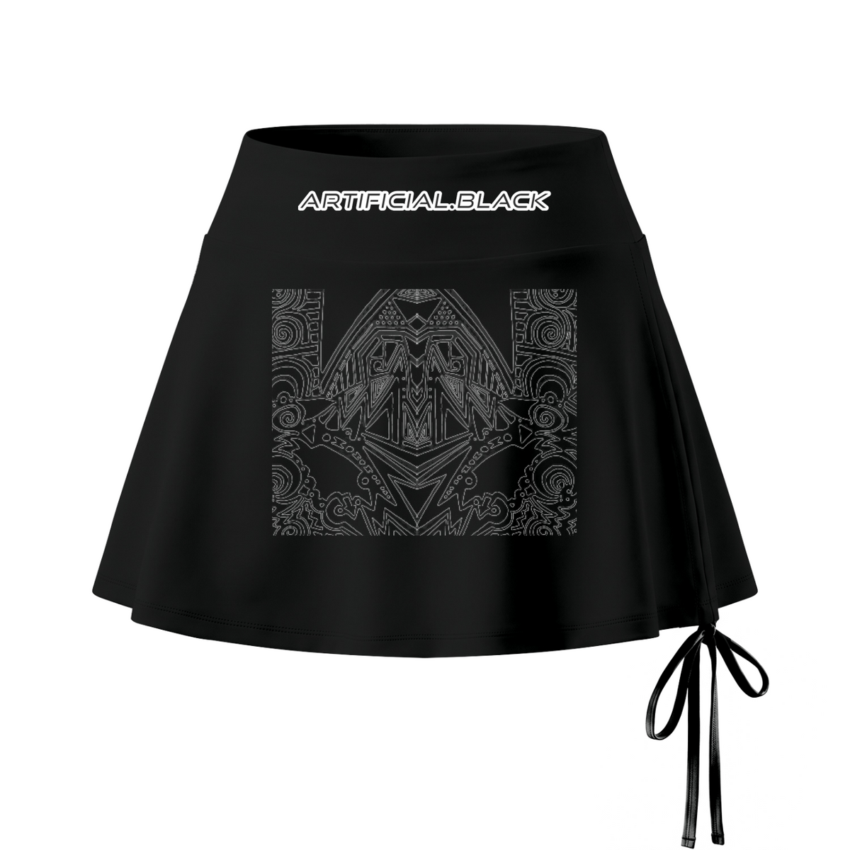 Women's Drawstring A-Line Yoga Skort