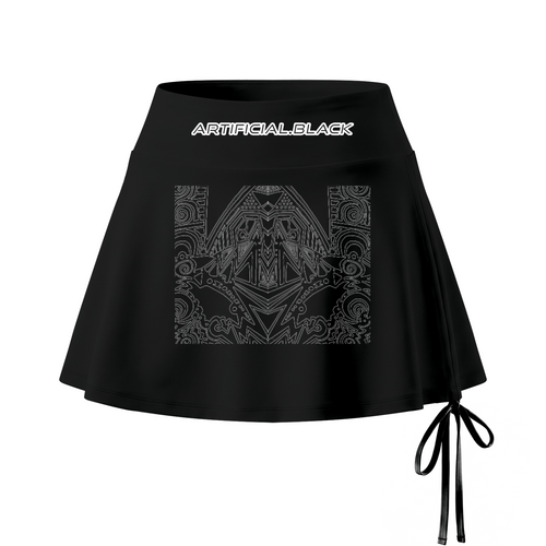 Women's Drawstring A-Line Yoga Skort