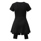 Women's Activated Antimatter Dual-Function Cape Tie-Waist Romper