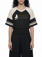 Women's Color Block Ruched T-Shirt