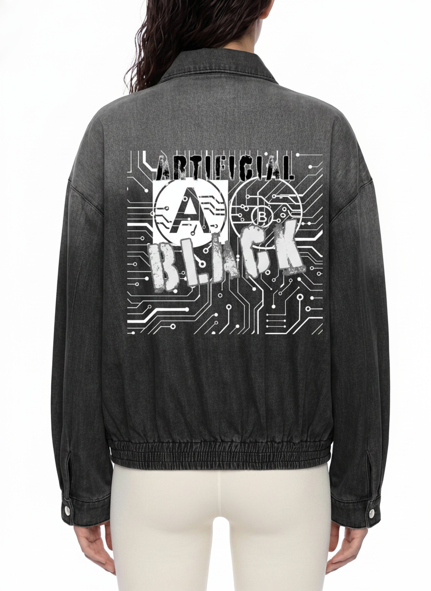 Universal Cyberpunk Vintage Denim Jacket