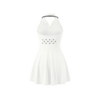Women's Collared Halter A-Line Tennis Dress