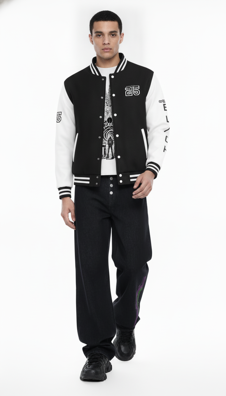 Heavyweight Artificial Athletics Letterman Jacket