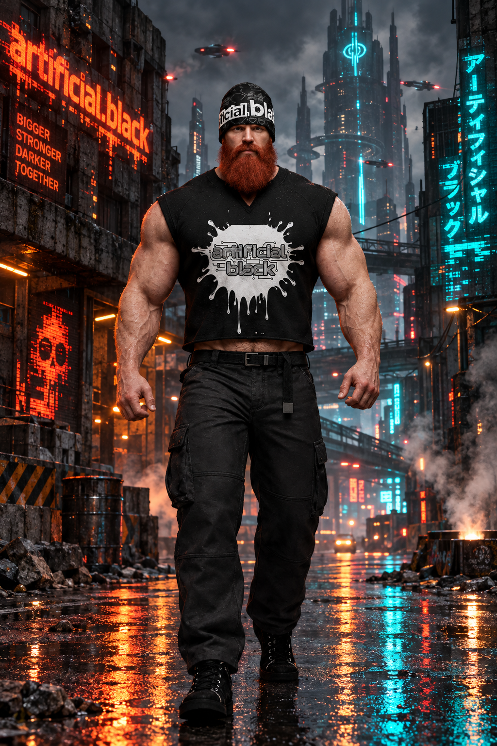 Men’s Boxy Raw Hem Antimatter Tank