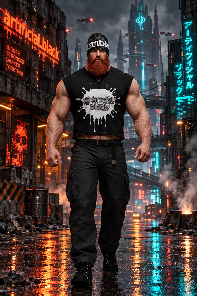 Men’s Boxy Raw Hem Antimatter Tank