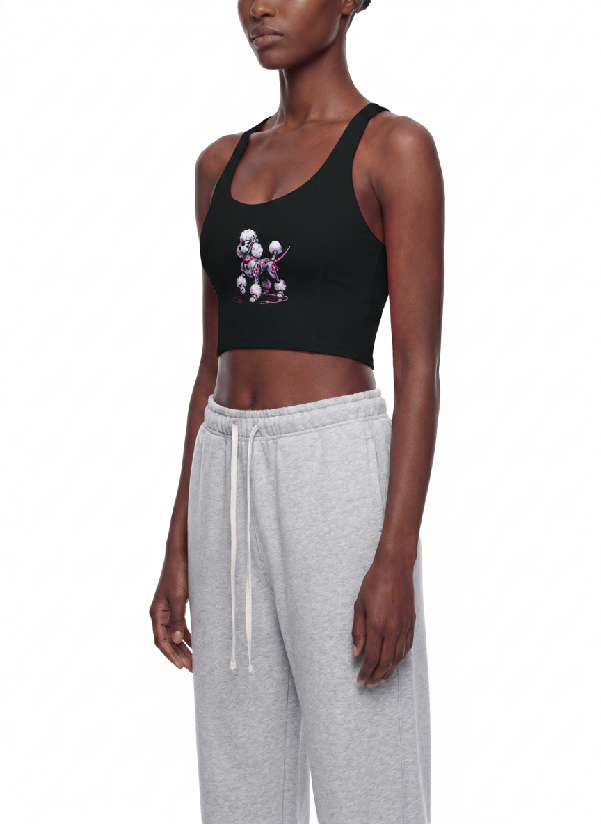 Women’s Digital Poodle Yoga Tank