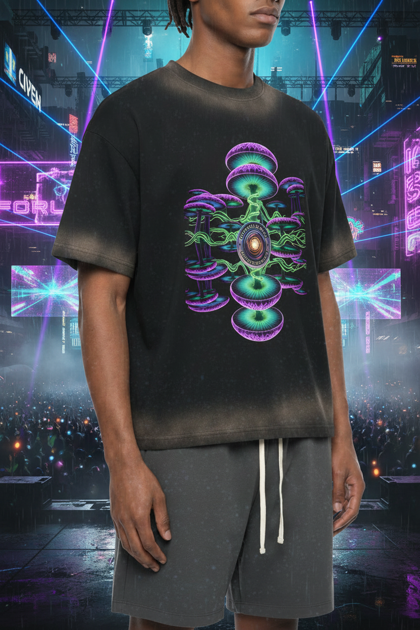 Mushroom Valley Vintage T-Shirt
