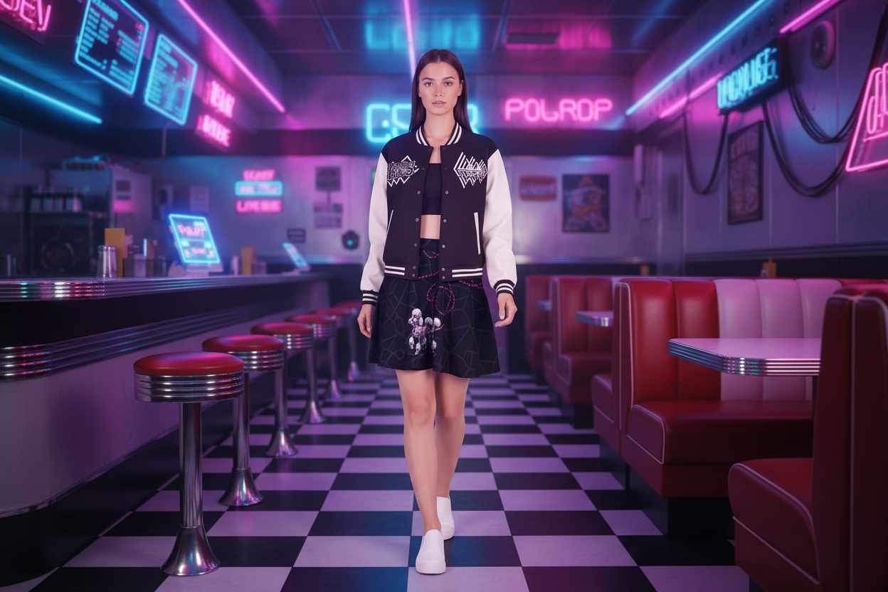 Digital Poodle Skirt