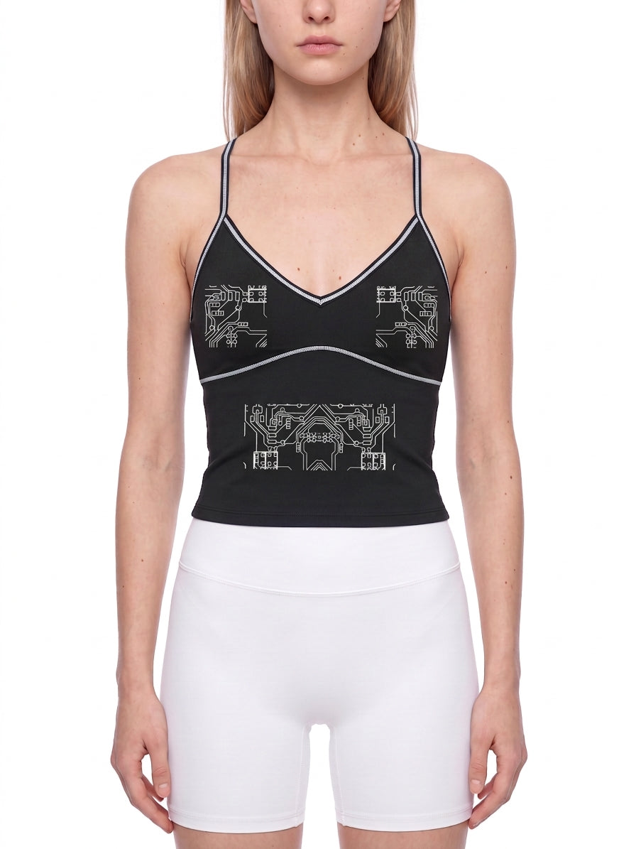 Women's Topstitch Yoga Tank by Artificial Athletics