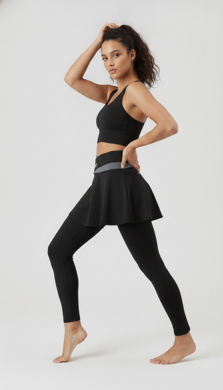 Women's Artificial Athletics Yoga Skorts