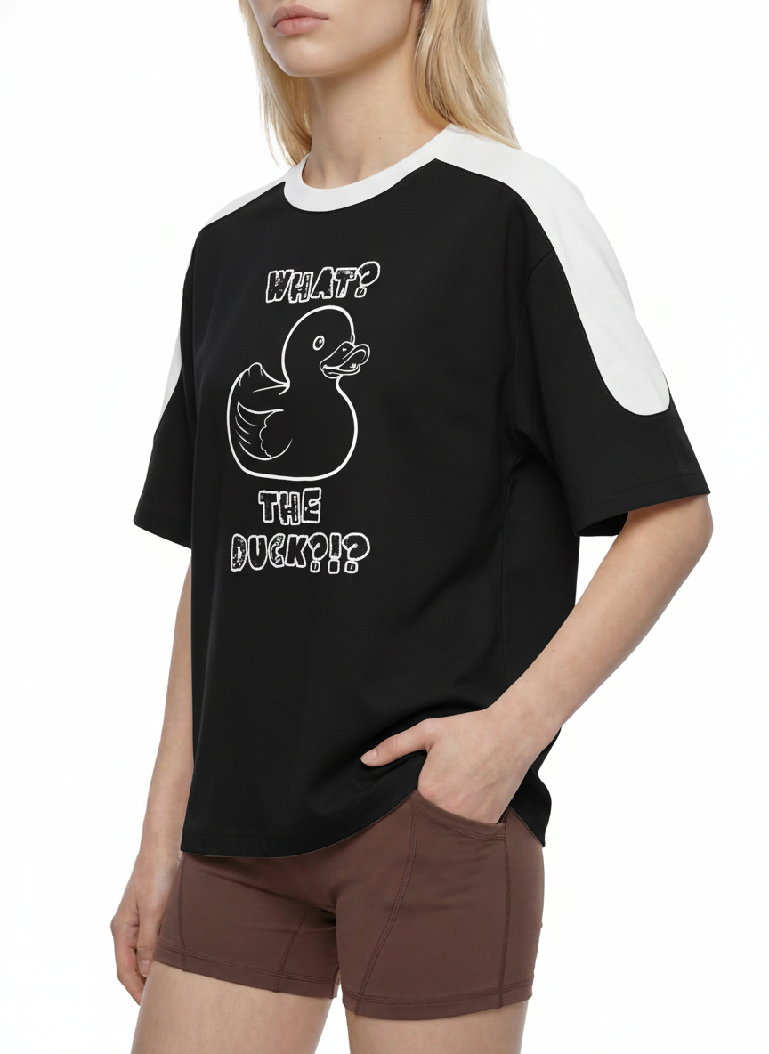 Unisex Color Block Oversized T-Shirt