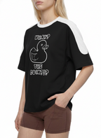Unisex Color Block Oversized T-Shirt