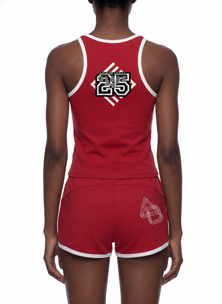 Women's Retro Veridion High Cropped Tank Top