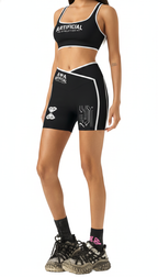 Women’s Artificial Athletics High Rise Yoga Shorts