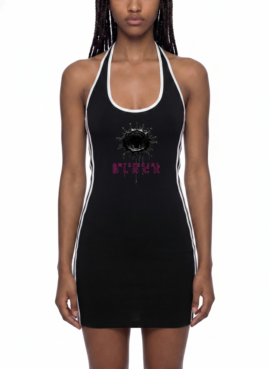 Women's Binding Tight Halter Dress