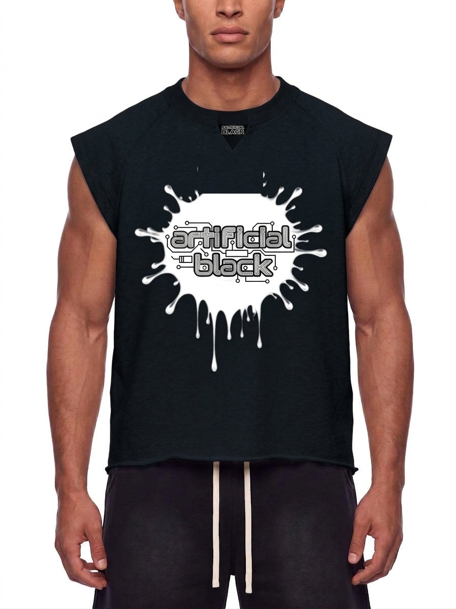 Men’s Boxy Raw Hem Antimatter Tank