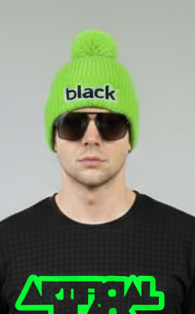Logo Embroidered Pom-Pom Beanie