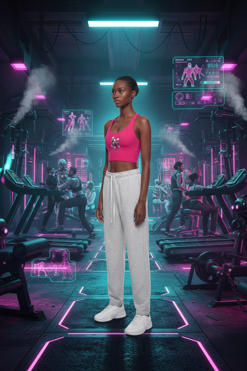 Women’s Digital Poodle Yoga Tank