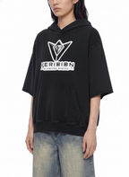 Veridion Diamond Mining Mineral Wash Short Sleeve Hoodie