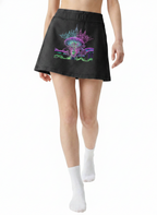 Women's Mineral Wash Mushroom City Mini Skirt