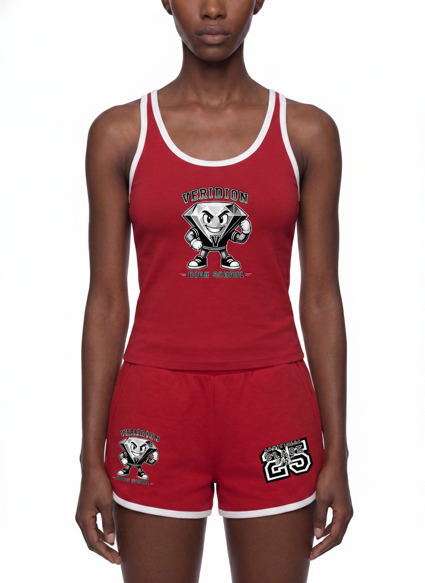 Women's Retro Veridion High Cropped Tank Top