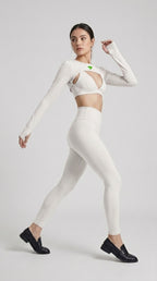 Women’s Artificial Athletics Cutout Long Sleeve Yoga Shrug
