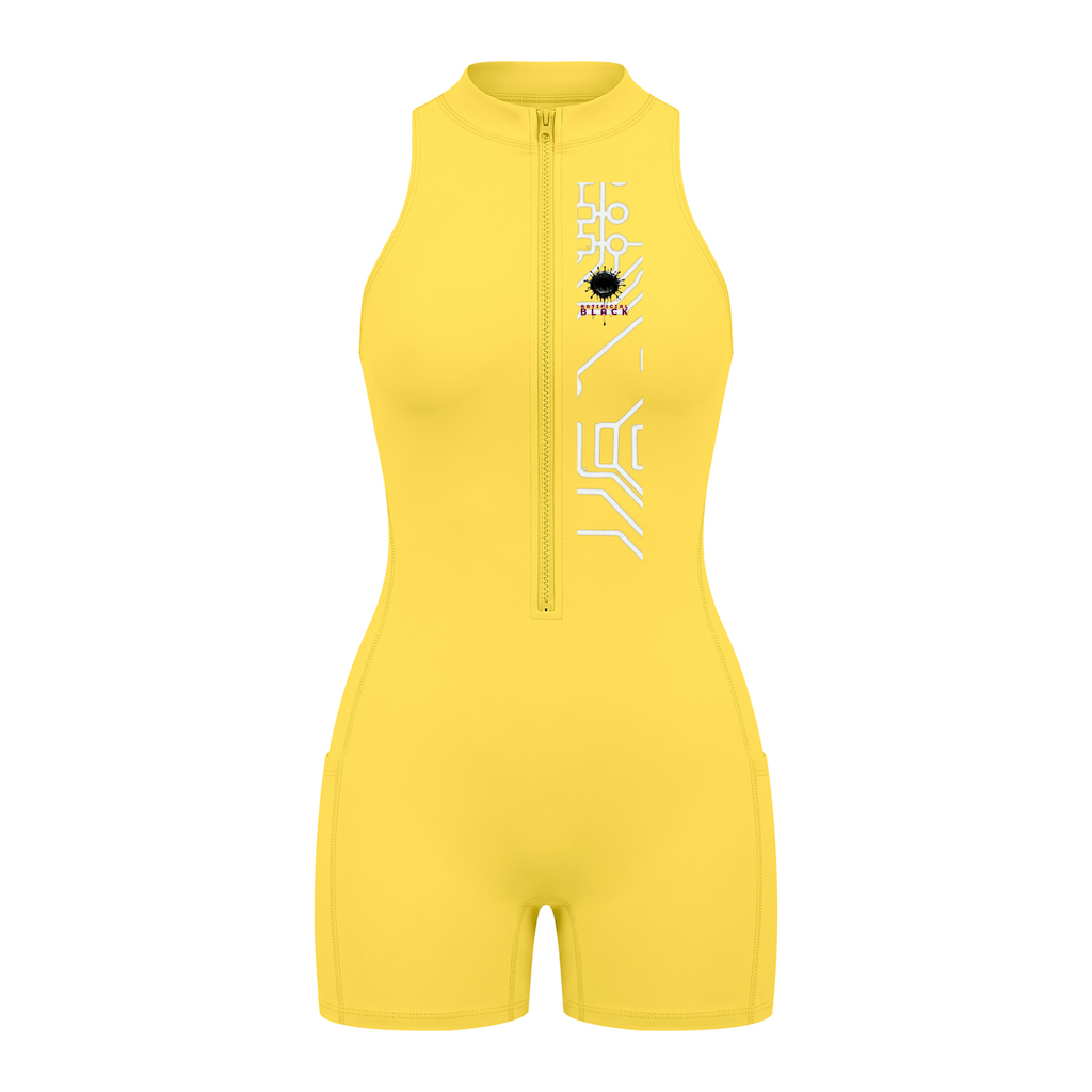 Women’s Quarter-Zip Yoga Romper