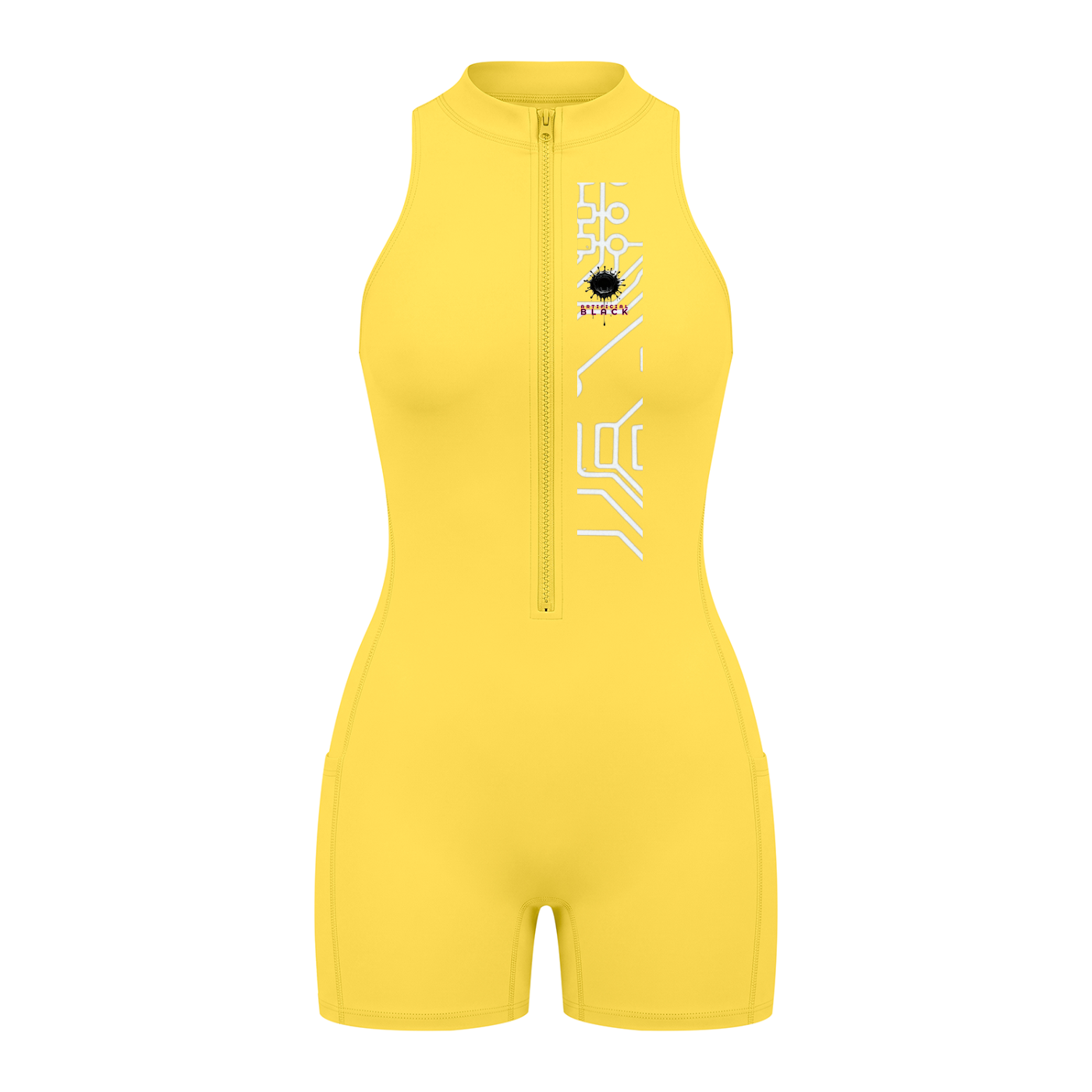 Women’s Quarter-Zip Yoga Romper