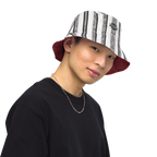 Artificial.Black X Livingmurals® Reversible bucket hat
