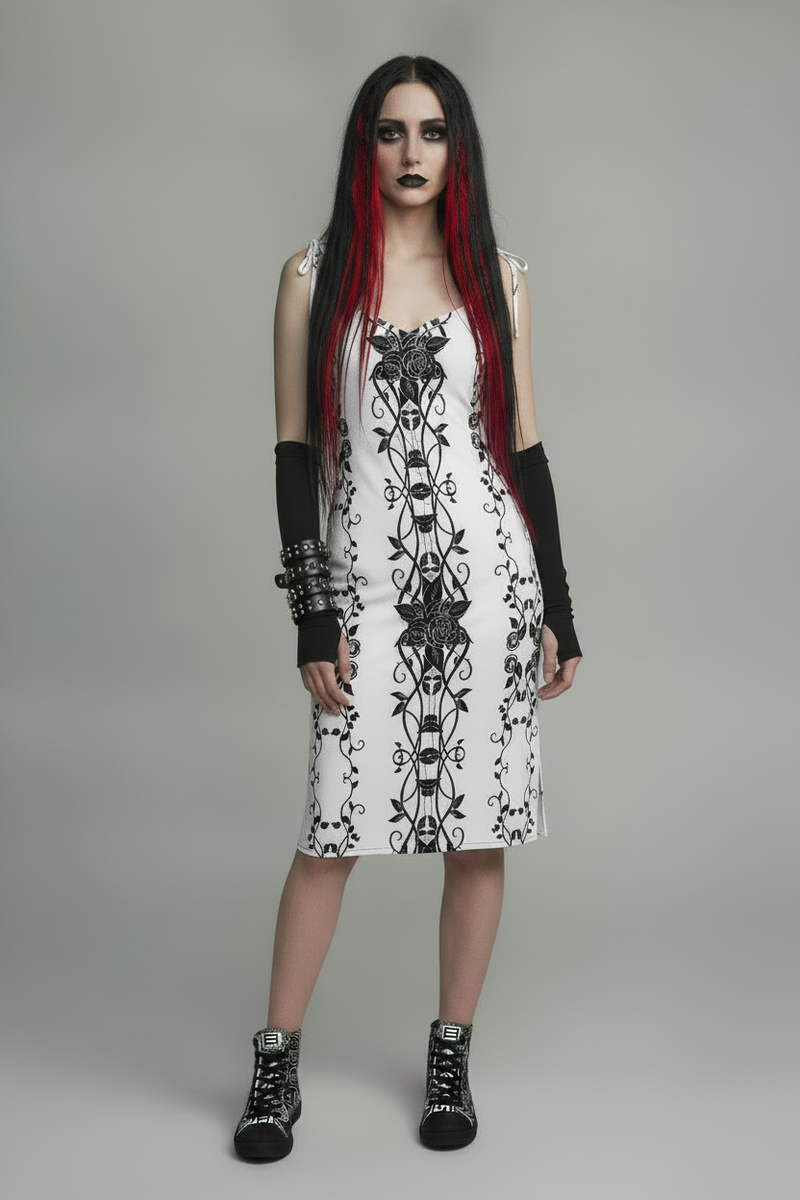 Timelines & Rose Vines midi dress