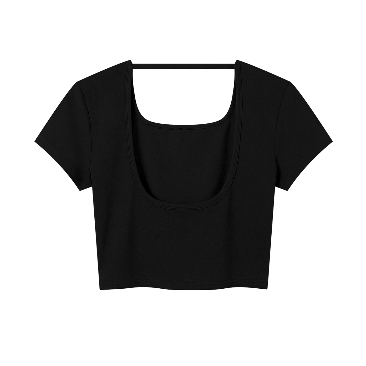 Women's Square Neck Crop T-Shirt